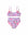 Girls Reversible Bikini – Lilienne – front view flat lay | Olga Valentine luxury girls swimwear