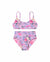 Girls Reversible Bikini – Lilienne – front view flat lay | Olga Valentine luxury girls swimwear