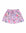 Girls Board Shorts with Tie – Violetta – front view flat lay | Olga Valentine luxury girls swimwear