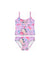 Girls Cami Tankini – Violetta – front view flat lay | Olga Valentine luxury girls swimwear