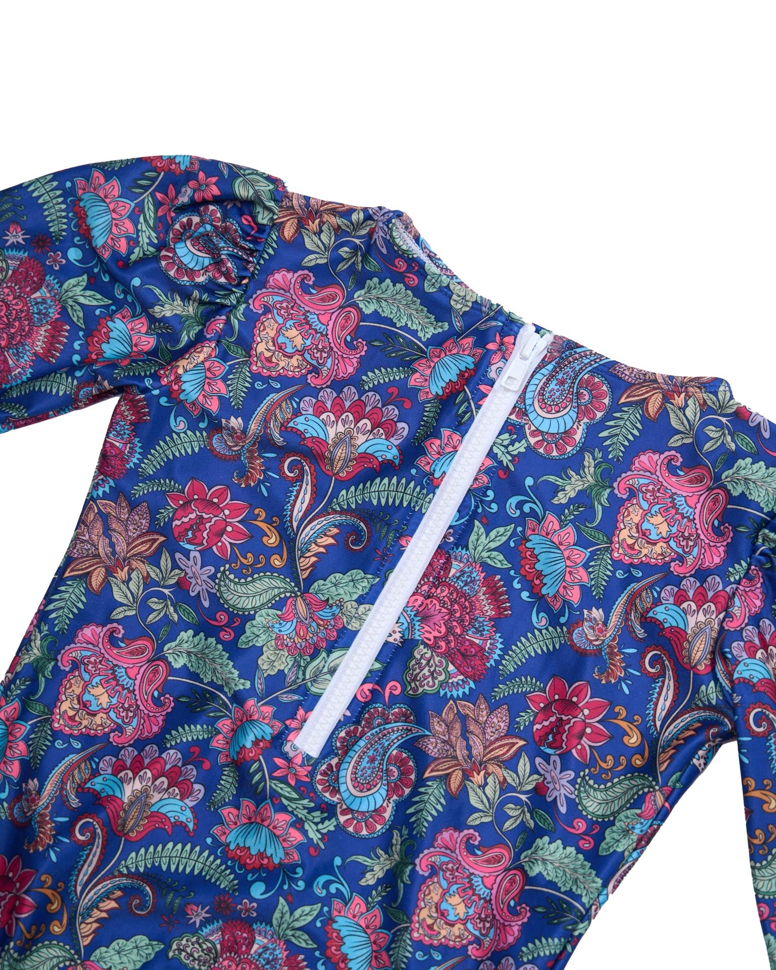 Long Sleeve One Piece Swimsuit with Side Ties