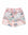 Boys Board Shorts – Wild Palms – front view flat lay | Olga Valentine luxury boys swimwear