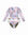 Girls Long Sleeve 2 Piece Swim Set – Wild Palms – front view flat lay | Olga Valentine luxury girls swimwear