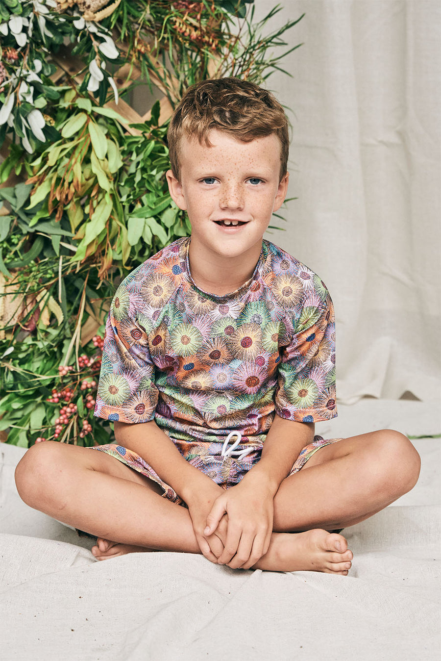Sample | Waltzing Matilda Boys Board Shorts (Water Dreaming)