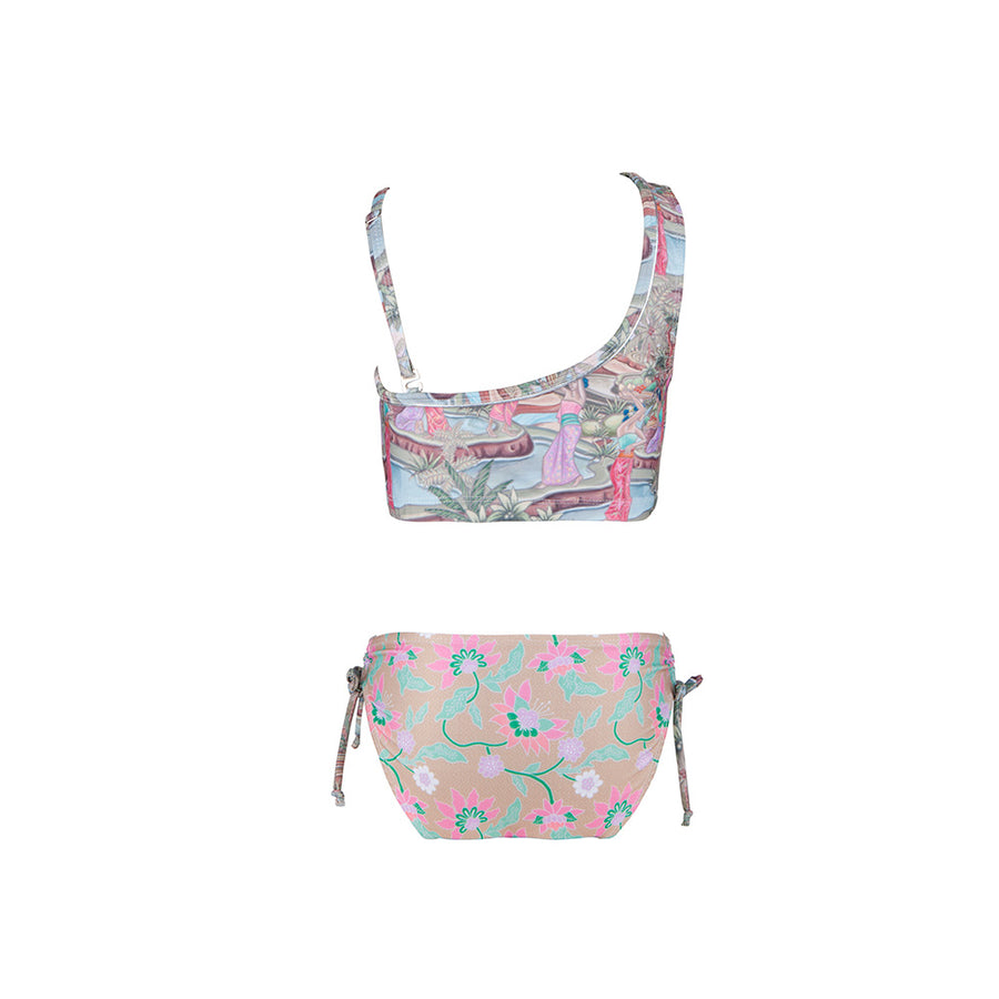 Ibu Ibu One Shoulder Bikini / Piping (Indah)