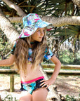 Girls Bucket Hat - Retro Cadillac - Lifestyle 2
