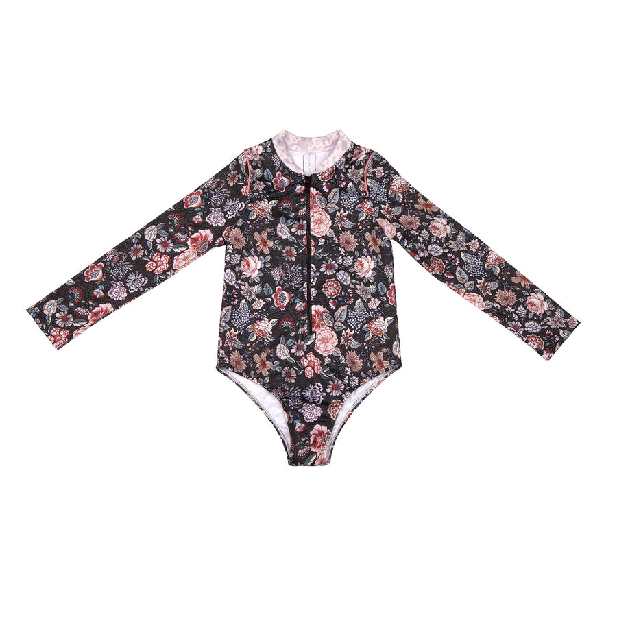 Marie Antoinette Long Sleeve Zip One Piece (Francesca)