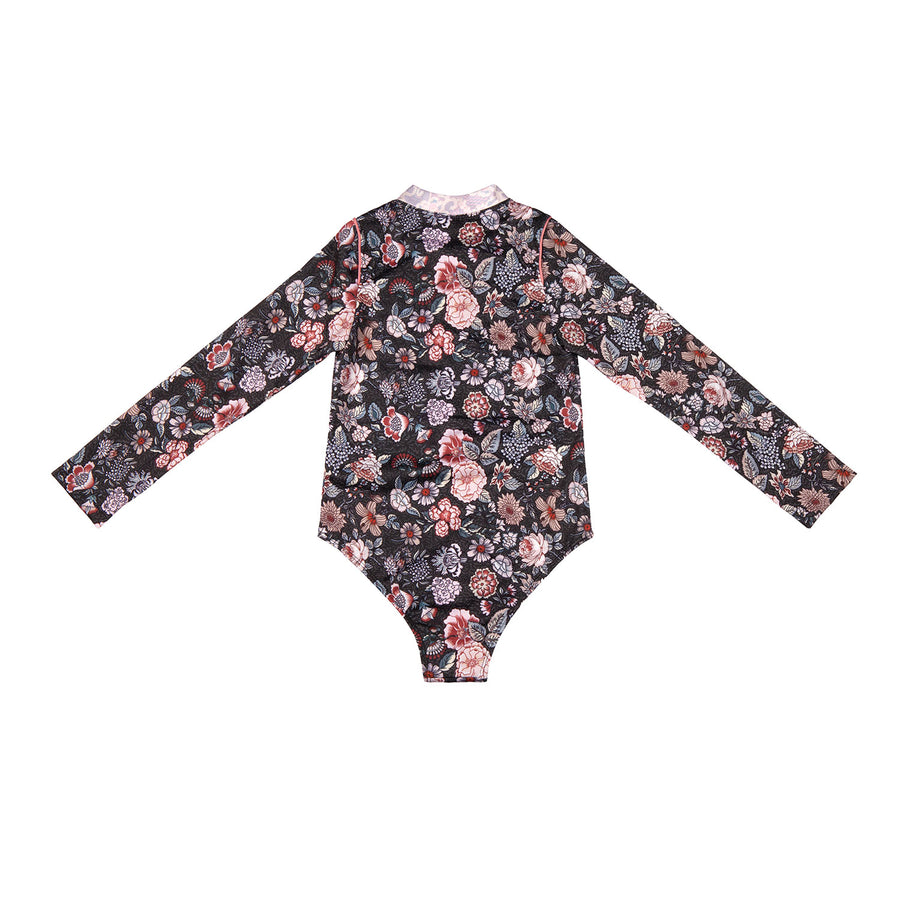 Marie Antoinette Long Sleeve Zip One Piece (Francesca)