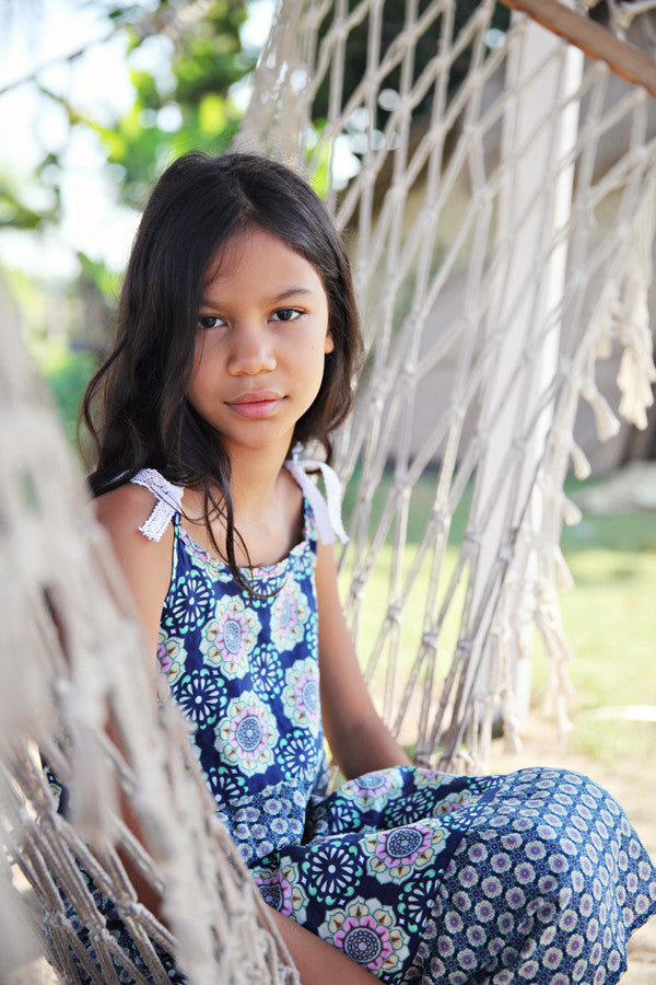 SAMPLE | Lotus Blue Beach Dress