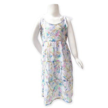 Tropical Bird Pink Beach Dress