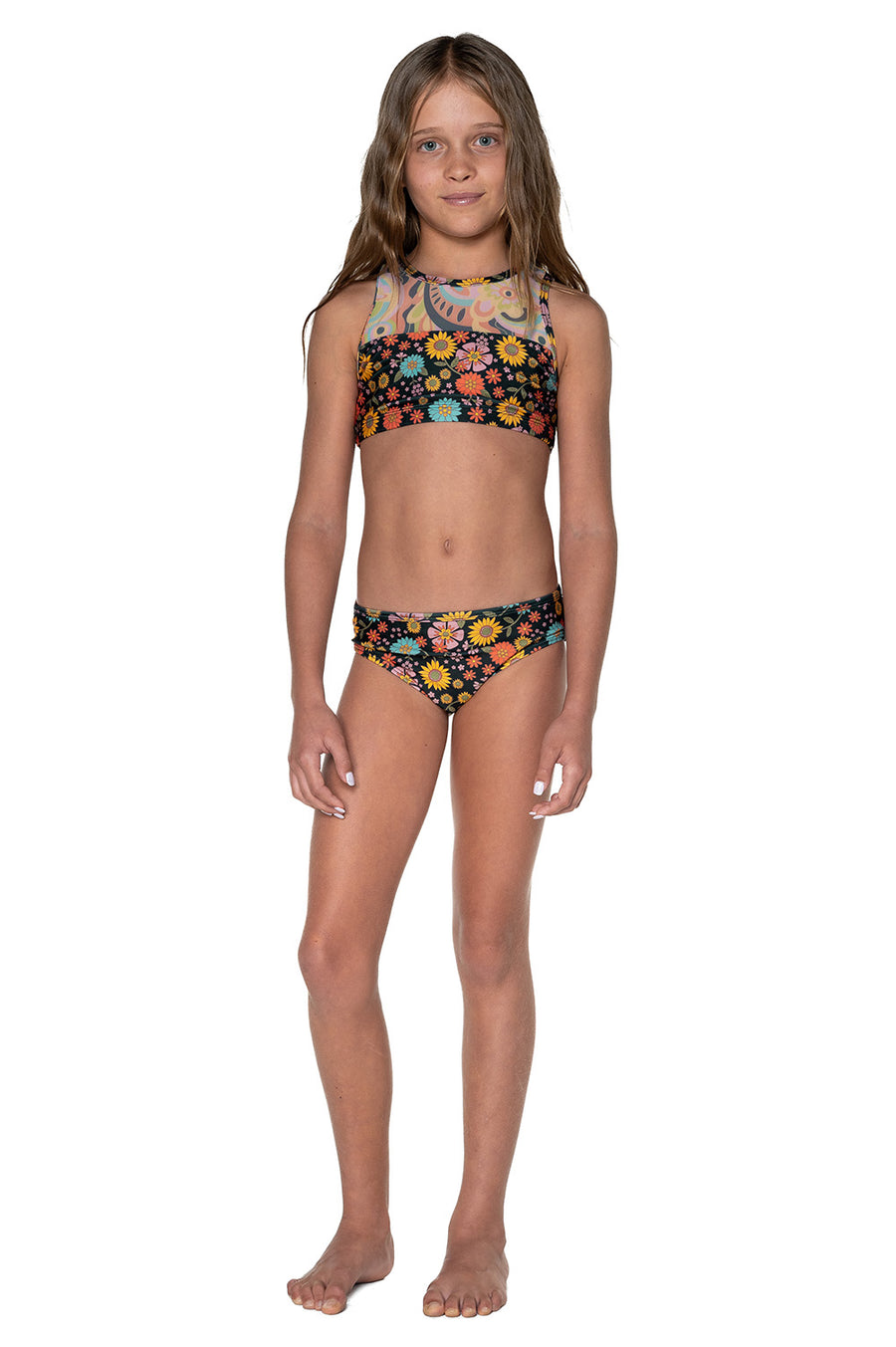 Peace, Love & Happiness Mesh Bikini (Daisy)