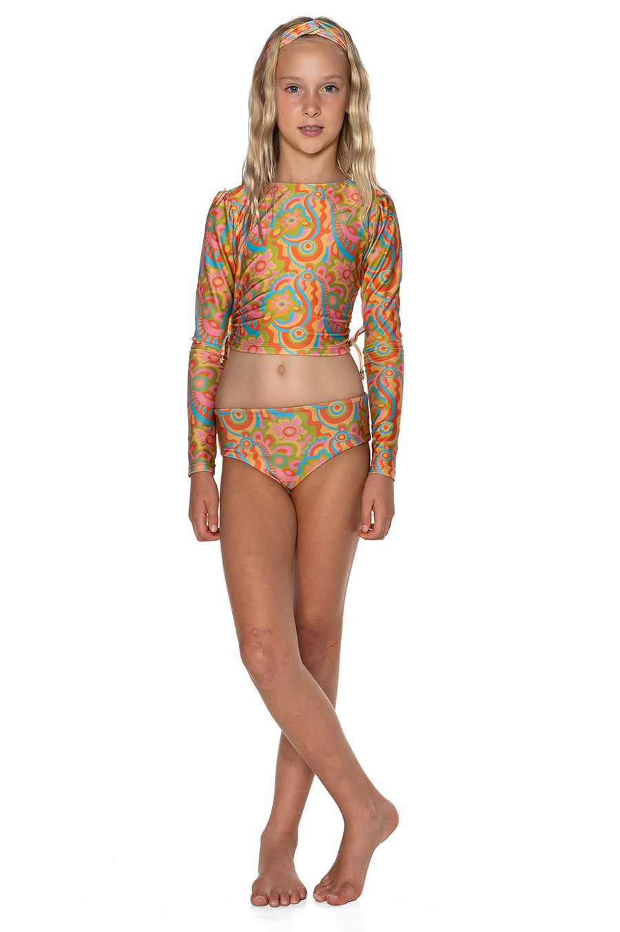 Peace, Love & Happiness Side Ties 2 Piece Set (Lilly)