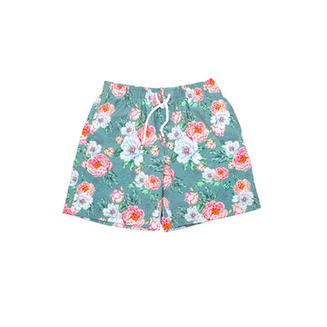 SAMPLE | Peony Olive Boys Board Shorts