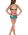Girls Bikini Rash Set - Retro Cadillac - Back 2