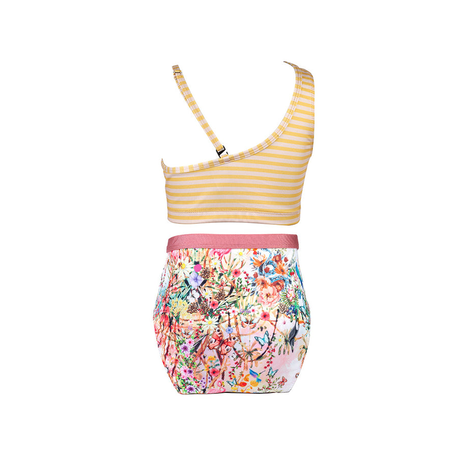 Secret Garden One Shoulder Bikini