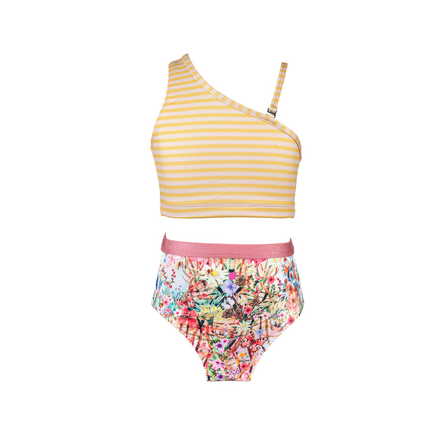 Secret Garden One Shoulder Bikini