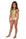 Girls Bikini Rashie Swim Set - Grey Hawaiian Floral - Isla - Front 1