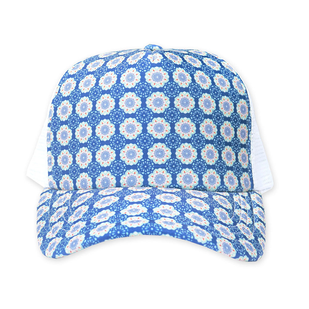 Lotus Blue Mesh Back Cap