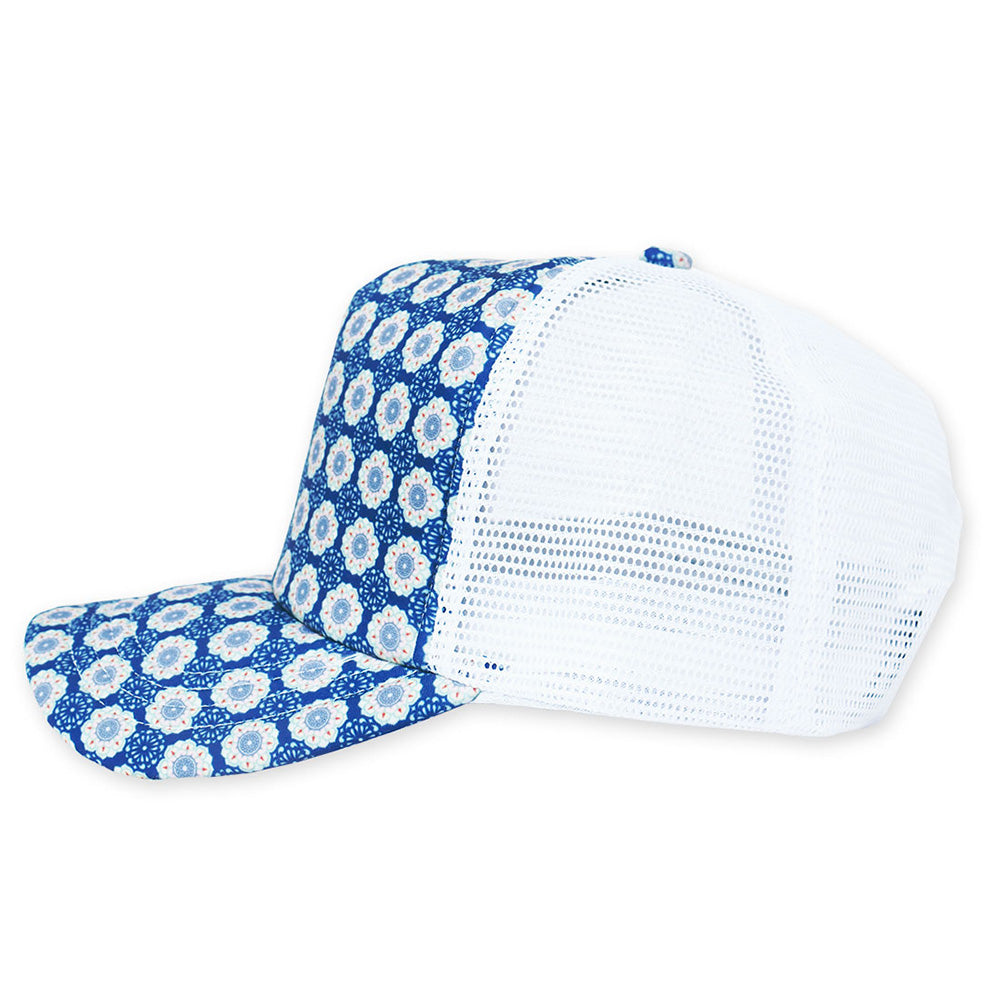 Lotus Blue Mesh Back Cap